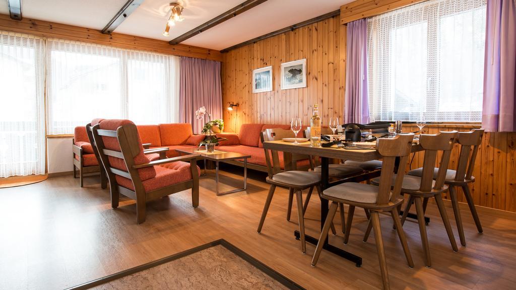 Haus Alba Lejlighed Saas-Almagell Værelse billede